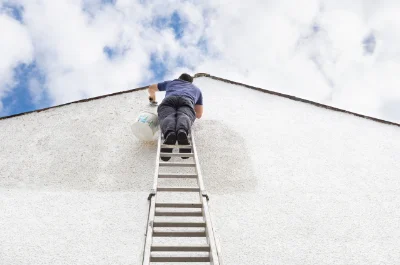 Peinture extérieure à Teyssieu — façades et ravalement